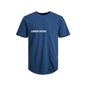 Camiseta de punto con letras para hombre de la mejor calidad, todos los estilos de diseño con serigrafía, Material de poliéster/algodón con patrón - Product Image 2