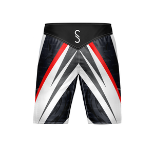 กางเกงขาสั้นสำหรับผู้ชายสำหรับฝึกซ้อมมวยและยิมพิมพ์ลายโลโก้ตามสั่ง - Product Image 6