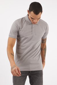 Manufacturer 2025 100% Cotton Grey 30+ Colors Blank Down Custom LOGO Design Short Sleeves Blank Polo Men T Shirt Tee Shirt - Product Image 6