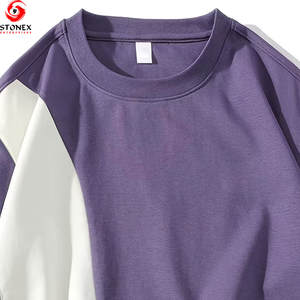 T-shirt surdimensionné pour homme, tendance printemps, streetwear, tissu en coton premium, respirant, écologique, séchage rapide, logo personnalisé, privé - Product Image 4