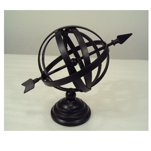 <b>Table</b> <b>Decor</b> Metal Wire World Globe For Home Office <b>Table</b> <b>Top</b> <b>Decorative</b> - Product Image 2