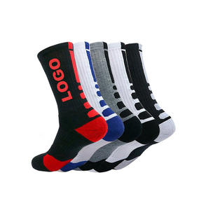 Chaussettes Personnalisées Design Logo Propre Chaussettes Crew Aucune Commande Minimum Privée Votre Étiquette Coton Bambou Noir Homme Sport Chaussette Elite calcetines - Product Image 3