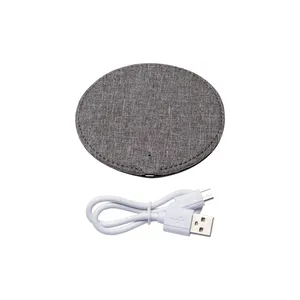 Base di Ricarica Wireless Sostenibile in R-PET per Dispositivi USB, Prodotto Promozionale Ecologico - Product Image 4