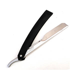 Navaja de Barbero de Doble Filo con Soporte para Cuchillas, Navaja de Afeitar Profesional Clásica para un Afeitado Suave y Limpio, Afeitado en Húmedo Tradicional - Product Image 1