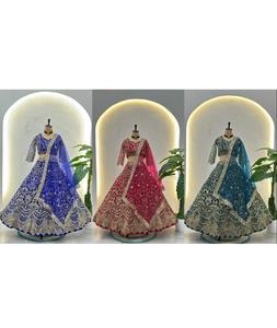 Latest Women Wear Butterfly Net <b>Lehenga</b> Choli with Sequins and Codding Embroidery Work with Sequence Work Net Dupatta Set - Product Image 1