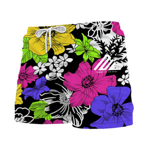 Short décontracté sublimé de haute qualité pour hommes vente en gros de poches brodées à la taille moyenne solide personnalisé uni cordon de serrage vierge - Product Image 2