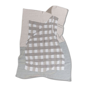 Alfombras de Lana Tejidas a Mano con Diseño de Cuadros en Color Marfil ADWP-13085 para el Hogar, Pasillo, Rectangulares con Patrones de Diamantes para Dormitorio, Sala de Estar, Habitaciones de Adolescentes - Product Image 1