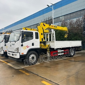 Grúa Montada en Camión FAW de Bajo Precio, 4x2, 5 Toneladas, Grúa Pequeña para Camión, Grúa Pequeña de Elevación Diésel para Camión en Venta - Product Image 3
