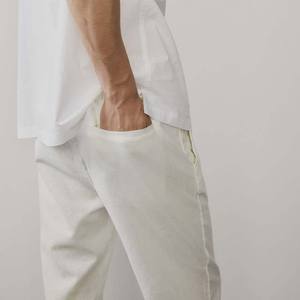 Mode décontracté respirant pantalon Polyester jeunesse affaires pantalon hommes Cheep prix sergé pantalons pour hommes, droit, rayé incurvé - Product Image 6