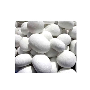 Pierres de galets blanches polies durables et élégantes pour l'aménagement paysager disponible en gros - Product Image 5