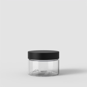 Tarros de plástico PET de 4oz de alta calidad de fabricante de Vietnam, tapa CR negra transparente, servicio OEM ODM disponible, sin garantía M0804 - Product Image 2
