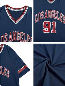 เสื้อเจอร์ซีย์อินเทรนด์เสื้อยืดขนาดใหญ่สำหรับทุกเพศกราฟิกคอวีย้อนยุคระบายอากาศลำลองพิมพ์ซับลิเมชัน Y2K ฟุตบอล - Product Image 5