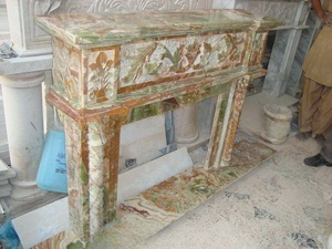 Marco de Chimenea de Ónix Pulido de Alta Calidad, Tamaños Personalizados, Elegante Repisa de Mármol de Ónix para Decoración de Hogares de Lujo - Product Image 6