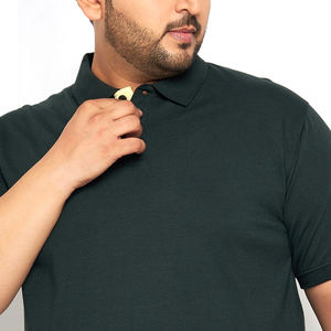 Polo élégant pour hommes Logo brodé 100% coton de haute qualité à manches courtes Design personnalisé T-shirt polo grande taille pour hommes - Product Image 6
