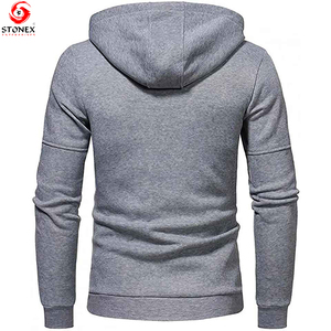 Sweat à capuche zippé personnalisé pour homme, coton/polyester, impression numérique, streetwear, très vendu - Product Image 2