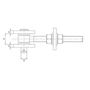 Bisagra de Acero Crudo Ajustable de 190x33x80x150x34x65x22x10mm para Cercas, Enrejados y Puertas, Incluye Bolsa GAH - Product Image 4