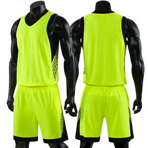 Ensemble de maillots de basket-ball réversibles personnalisés de dernière génération pour unisexe, 100% polyester respirant et à séchage rapide - Product Image 3