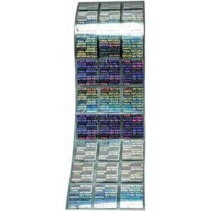 Etiquetas de Seguridad con Holograma Genuino Spick Global, Forma Personalizada, Resistentes al Agua, de Poliéster, Anti-Falsificación, para Productos Alimenticios - Product Image 1