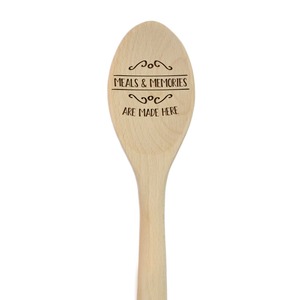 Cucharas de madera de acacia y mango duraderas, utensilios ecológicos de primera calidad para cocinar de manera sostenible en hogares, cafeterías y cocinas - Product Image 5