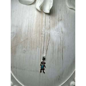 Collar de Plata de Ley con Múltiples Piedras Hecho a Mano por Artistas Navajo - Joyería Coleccionable Cultural - Product Image 1