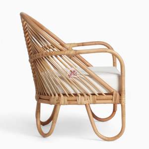 <b>Vintage</b> Wicker Rattan Lounge <b>Chair</b> Rattan Arm <b>Chair</b> Rattan <b>Chair</b> for Living Room Furniture Made in Vietnam - Product Image 3
