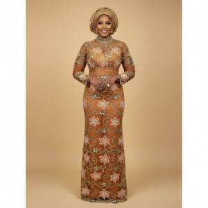 ผ้าลูกไม้โพลีเอสเตอร์/คอตตอน ลายดอกไม้ใบไม้สีเดียว ดีไซน์คลาสสิก เรียบหรู ทันสมัย ดูดีแบบดั้งเดิม เหมาะสำหรับงานหมั้น - Product Image 1