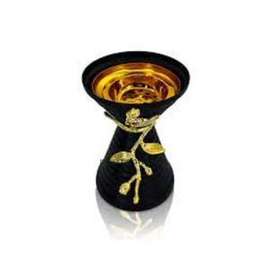 Chapado en oro de alto grado y Color negro Aspecto atractivo Diseñador único Incienso Bakhoor Quemador Difusor de aroma Suministro de fragancia para el hogar - Product Image 5
