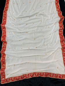 Indian Boutique's Elegant Georgette Ropa étnica Diseñador tradicional Bordado Secuencia Sari Último exclusivo para el verano Invierno - Product Image 6