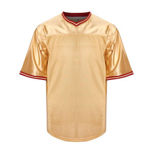 Camiseta de fútbol para hombre de tendencia Camiseta de fútbol Poliéster cómodo Diseños sublimados personalizados Corte automatizado OEM - Product Image 6