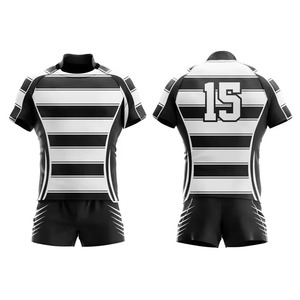 Sublimación personalizada Rugby Football Wear Jersey Uniformes incluyendo camisa y pantalones cortos Uniformes de Rugby personalizados - Product Image 5