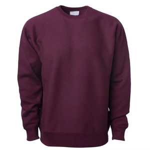 Vente en gros de pulls en molleton de coton unisexes de bonne qualité Sweat-shirts unis avec logo personnalisé pour hommes - Product Image 6
