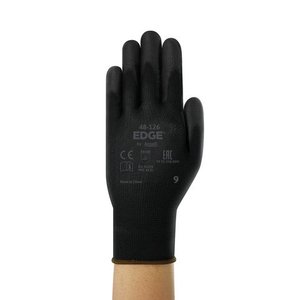 Ansell EDGE 48-126 Gants de travail en polyéthylène anti-coupure et résistants à l'abrasion Polyvalent pour les tâches légères Revêtement en PU Haute tactilité - Product Image 2