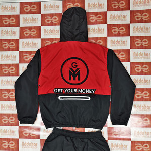 Chándal personalizado de nailon y poliéster para verano, traje para correr de dos piezas, chaqueta cortavientos, conjuntos de pantalones cortos para hombre - Product Image 5