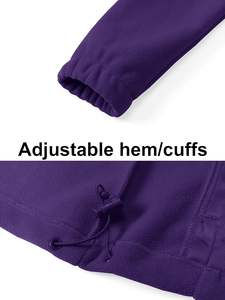 Chaqueta de lana ligera con cremallera para mujer Estampado de algodón transpirable con bolsillos prácticos de talla grande para aventuras de invierno al aire libre - Product Image 5