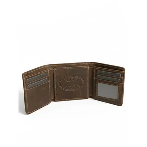 Premium <b>Trifold</b> Character Leather <b>Wallet</b> – Bulk Wholesale Supply - Product Image 2