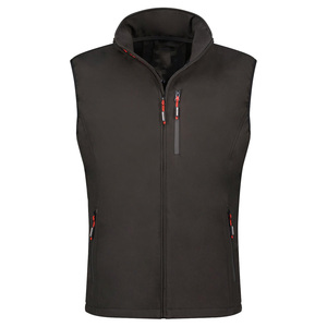 Tendance Haute Qualité Softshell Zipper Gilet Pour Hommes Personnalisé Sportif Sans Manches Coupe-Vent Respirant Gilet Avec Personnaliser Logo - Product Image 2