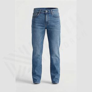 Pantalones Vaqueros de Mezclilla con Cierre de Botones y Cremallera para Hombre, Nuevos y Elegantes, al por Mayor, Precio Bajo, Calidad Premium, con Bolsillos, Personalizables - Product Image 1