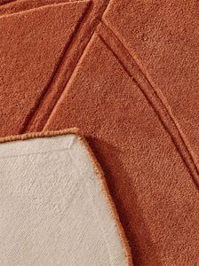 2025 tapis de laine tufté à la main de luxe personnalisé feuille conçu Style moderne 100% laine Latex support de Textiles indiens H/L - Product Image 6