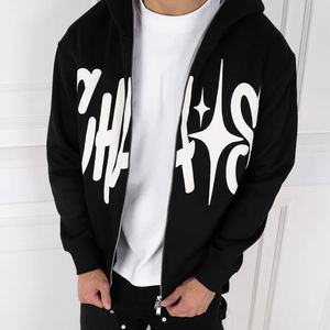 Vente en gros de sweat à capuche de haute qualité fait sur mesure léger et confortable pour hommes nouveauté sweat à capuche à séchage rapide imprimé bouffant - Product Image 5