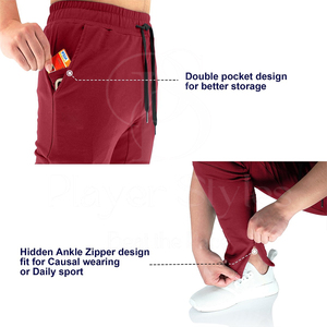 Pantalones Deportivos Casuales de Verano para Hombre, Ligeros, Transpirables, de Corte Recto, de Algodón, con Logotipo Personalizado Bordado o Impreso OEM - Product Image 5