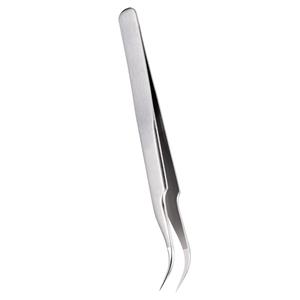 Proveedor directo de fábrica Pinzas de pestañas reutilizables hechas a mano Diseño único Color sólido Pinzas de pestañas fáciles de usar - Product Image 3