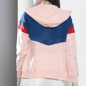 Sweat à capuche mode femme avec fermeture à glissière avant complète 100% coton respirant et doux pour des vêtements d'hiver décontractés - Product Image 3