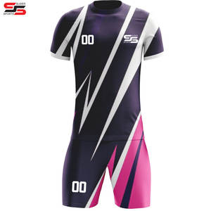 Venta al por mayor de alta calidad Francia transpirable secado rápido uniforme de fútbol personalizado fútbol camisetas de fútbol - Product Image 1