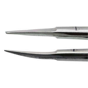 Ciseaux Yasargil fabriqués par des fabricants professionnels, instruments chirurgicaux manuels réutilisables en argent, certifiés CE ISO13485, usage général - Product Image 5