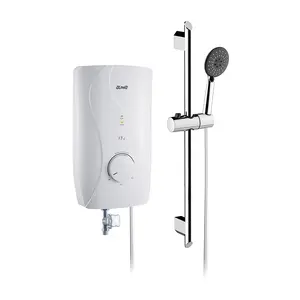 New High Quality F7i Series Tankless Instant Water Heater Available in Mocha or White Color Provide Hot Shower Instantly