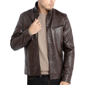 Chaquetas de Cuero para Hombre, Chaquetas de Motociclista Góticas de Piel Sintética para Mujer, Abrigos con Capucha y Cremallera, Chaquetas de Cuero para Hombre - Product Image 3