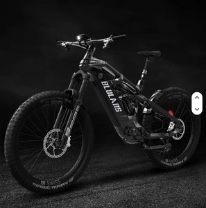 Vélo électrique BLULANS S11 ULT entièrement en fibre de carbone, haut de gamme, 27 vitesses, frein à disque, moteur sur moyeu avant - Product Image 1