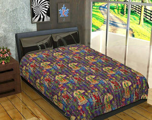 RED Tropicana <b>Kantha</b> Quilt Vintage <b>Kantha</b> Quilt Cotton Bedding Bedspread Decorative Blanket Handmade <b>Kantha</b> <b>Throws</b> Wholesale OEM - Product Image 5