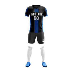 Tenues de football pour adultes pour l'entraînement au football - Légères et à séchage rapide 100% polyester écologiques avec nom d'équipe personnalisé - Product Image 1
