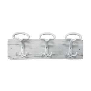 Appendiabiti Lady Shabby Chic 3 Pezzi 50x16 cm Bianco - Product Image 1